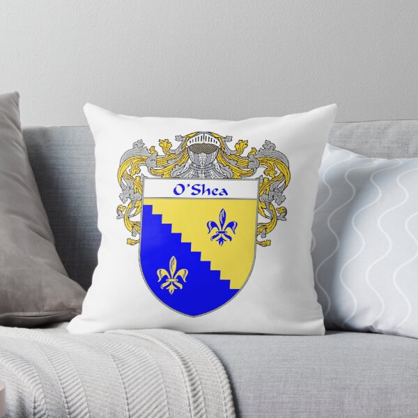 Download "O'Shea Coat of Arms / O'Shea Family Crest" Throw Pillow ...