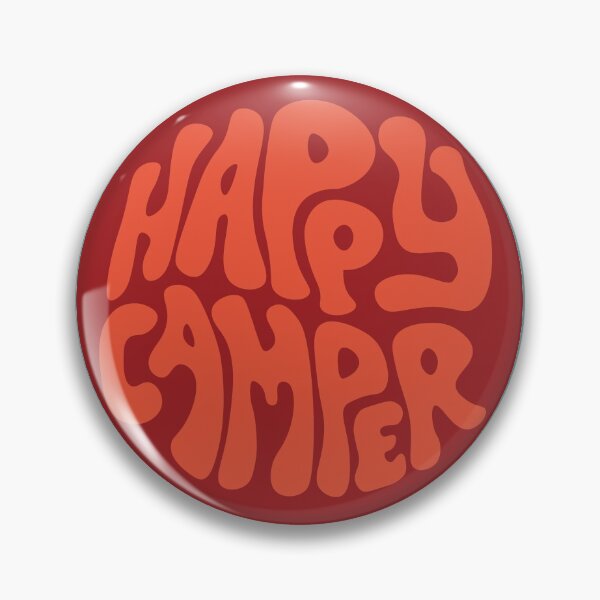 Item preview, Happy Camper Retro Design | Red and Orange designed and sold by llevine2934.