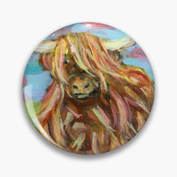 Item preview, Bright Yak painting designed and sold by MyraLynneArt.