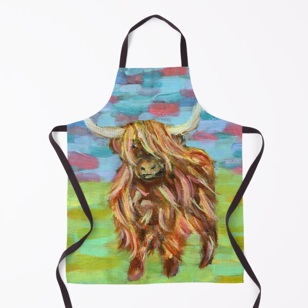 Item preview, Bright Yak painting designed and sold by MyraLynneArt.