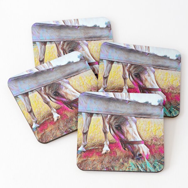Item preview, Horse painting in the meadow designed and sold by Patricia Piotrak.