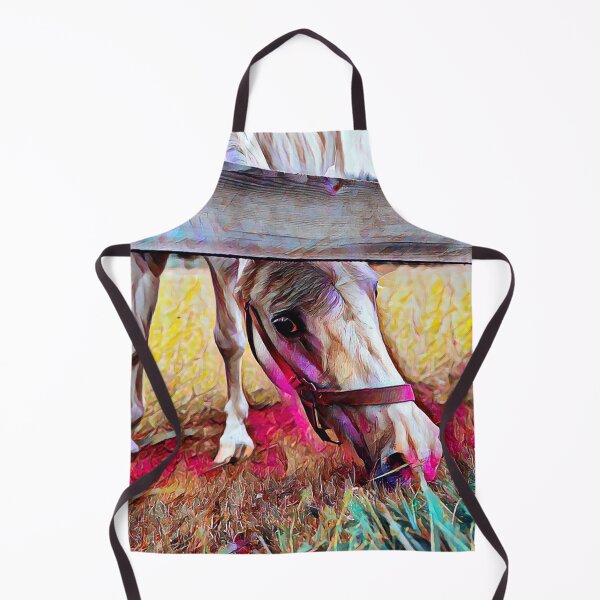 Item preview, Horse painting in the meadow designed and sold by Patricia Piotrak.