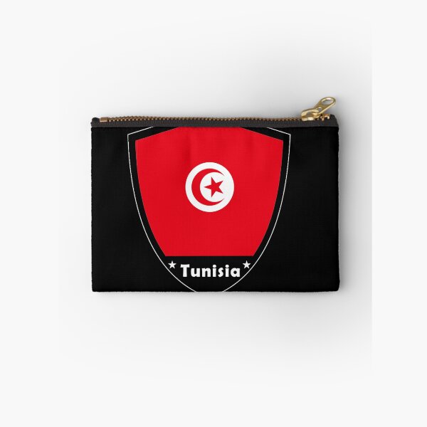 Item preview, Tunisia Flag Badge designed and sold by Gina-Driada.