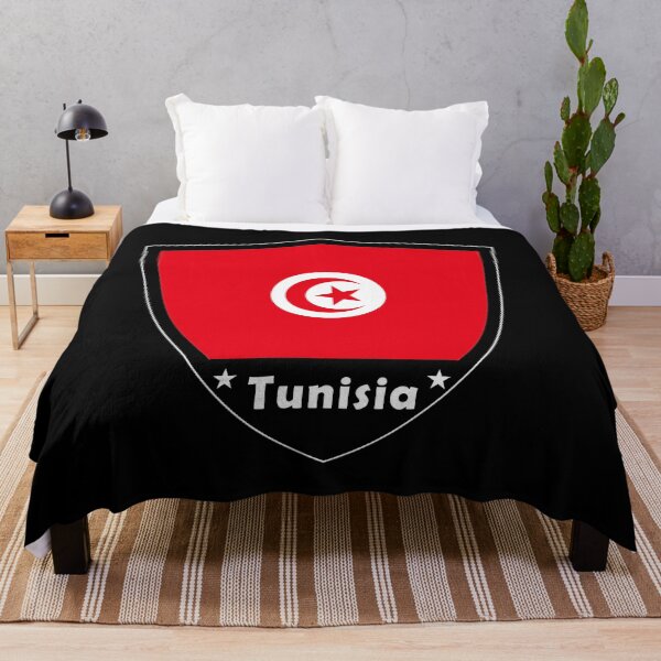 Item preview, Tunisia Flag Badge designed and sold by Gina-Driada.