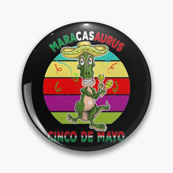 Item preview, Cinco De Mayo Funny Dinosaur Fiesta Party Sombrero Maracas  designed and sold by Status71.