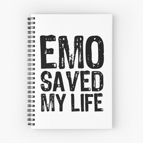 Item preview, Emo Saved My Life designed and sold by The "I Love Everything" Shop.