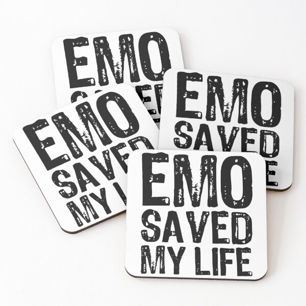 Item preview, Emo Saved My Life designed and sold by The "I Love Everything" Shop.