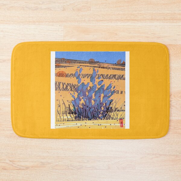 Item preview, cactus on desert sunny day travel wonderlust risograph art designed and sold by giaphox.