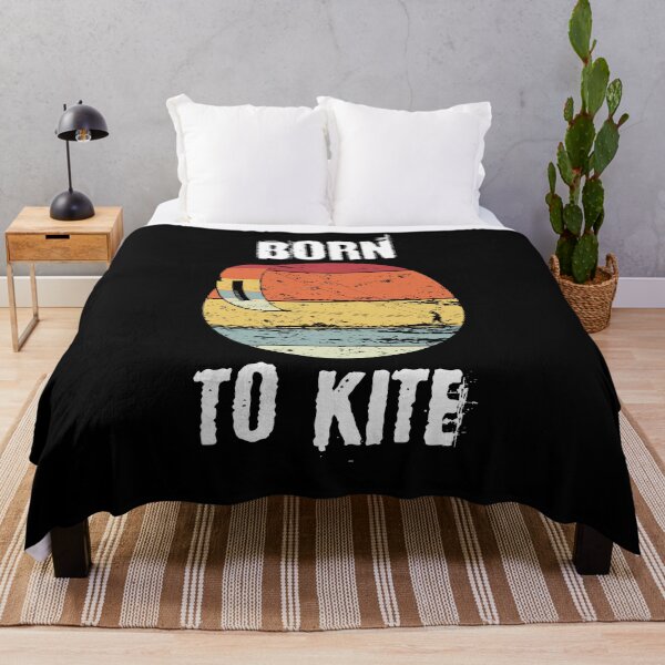 Item preview, Born To Kite - Kite Surfing Water Sports Retro Theme designed and sold by MakersKeystone.