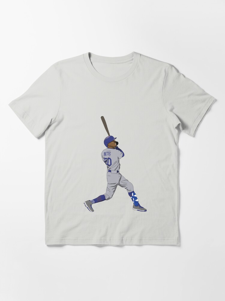  Mookie Betts Shirt (Cotton, Small, Heather Gray