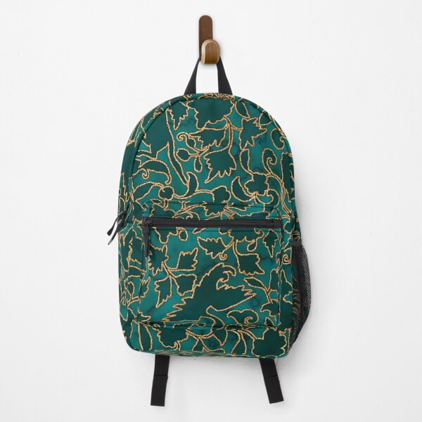 Item preview, Traditional oriental patterns green gold designed and sold by hobakmacha.