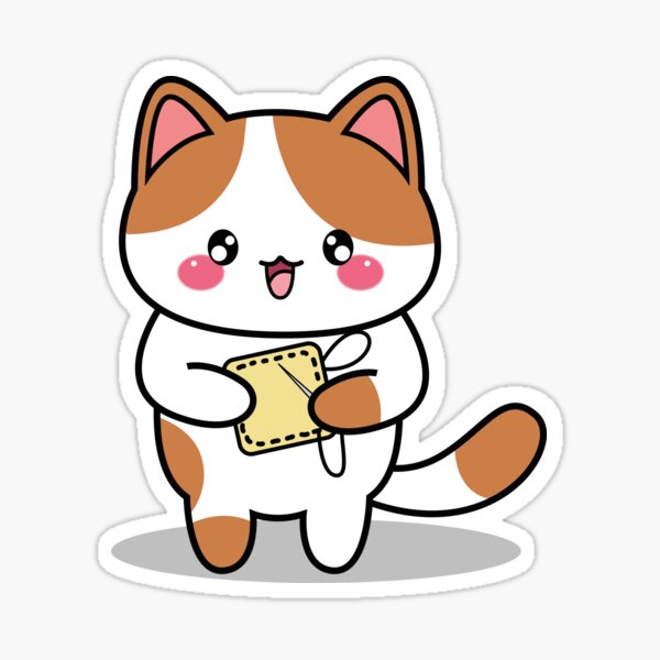 OTDUDE FUNctional Friends Cat Sticker