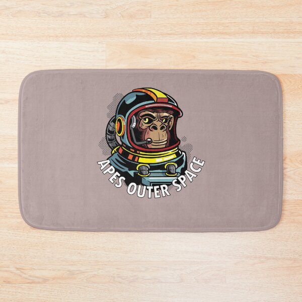 Item preview, Apes outer space Monkey wears astronaut helmet designed and sold by FalkDania.