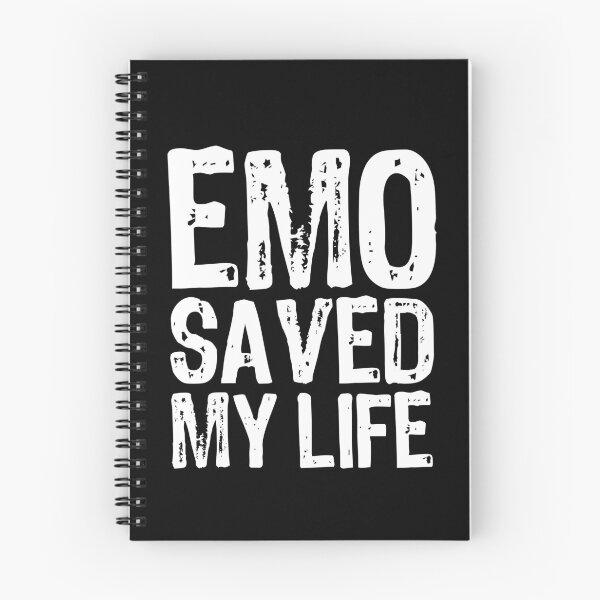 Item preview, Emo Saved My Life designed and sold by The "I Love Everything" Shop.