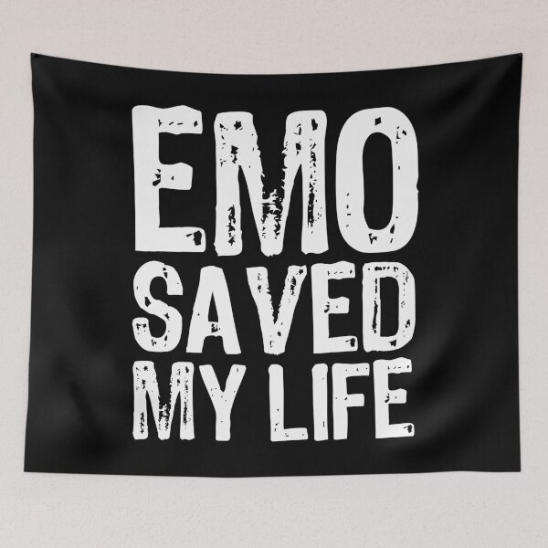 Item preview, Emo Saved My Life designed and sold by The "I Love Everything" Shop.