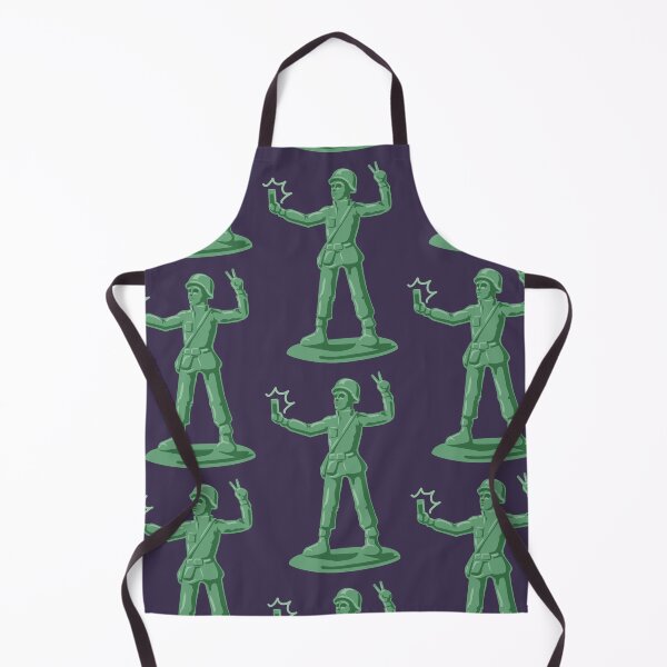 Item preview, Toy soldier selfie with a peace sign in green, Funny selfie lover designed and sold by Sociojunkie.