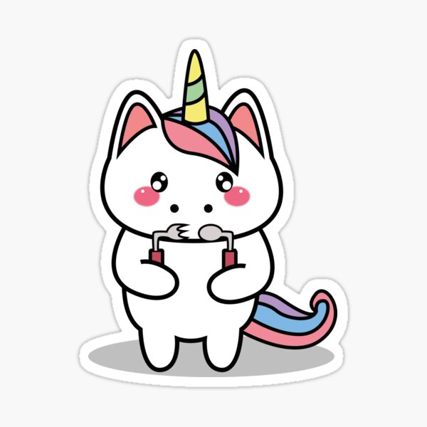 OTDUDE FUNctional Friends Unicorn Sticker