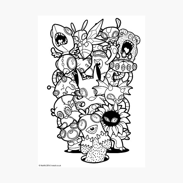 The Monsters In My Mind Photographic Print