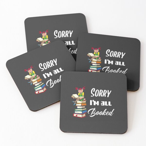 Item preview, Sorry I'm all booked - white designed and sold by HobbiesAndFun.