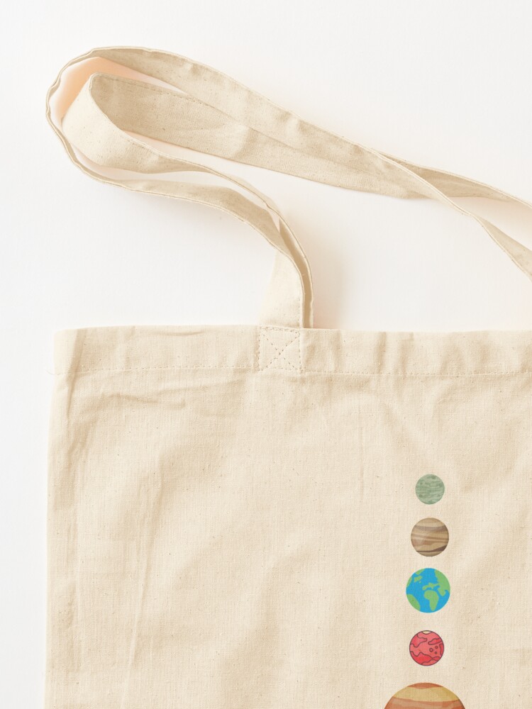 Thumbnail 3 of 5, Tote Bag, Planets Colour designed and sold by Sully70.