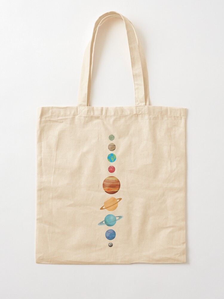 Thumbnail 2 of 5, Tote Bag, Planets Colour designed and sold by Sully70.