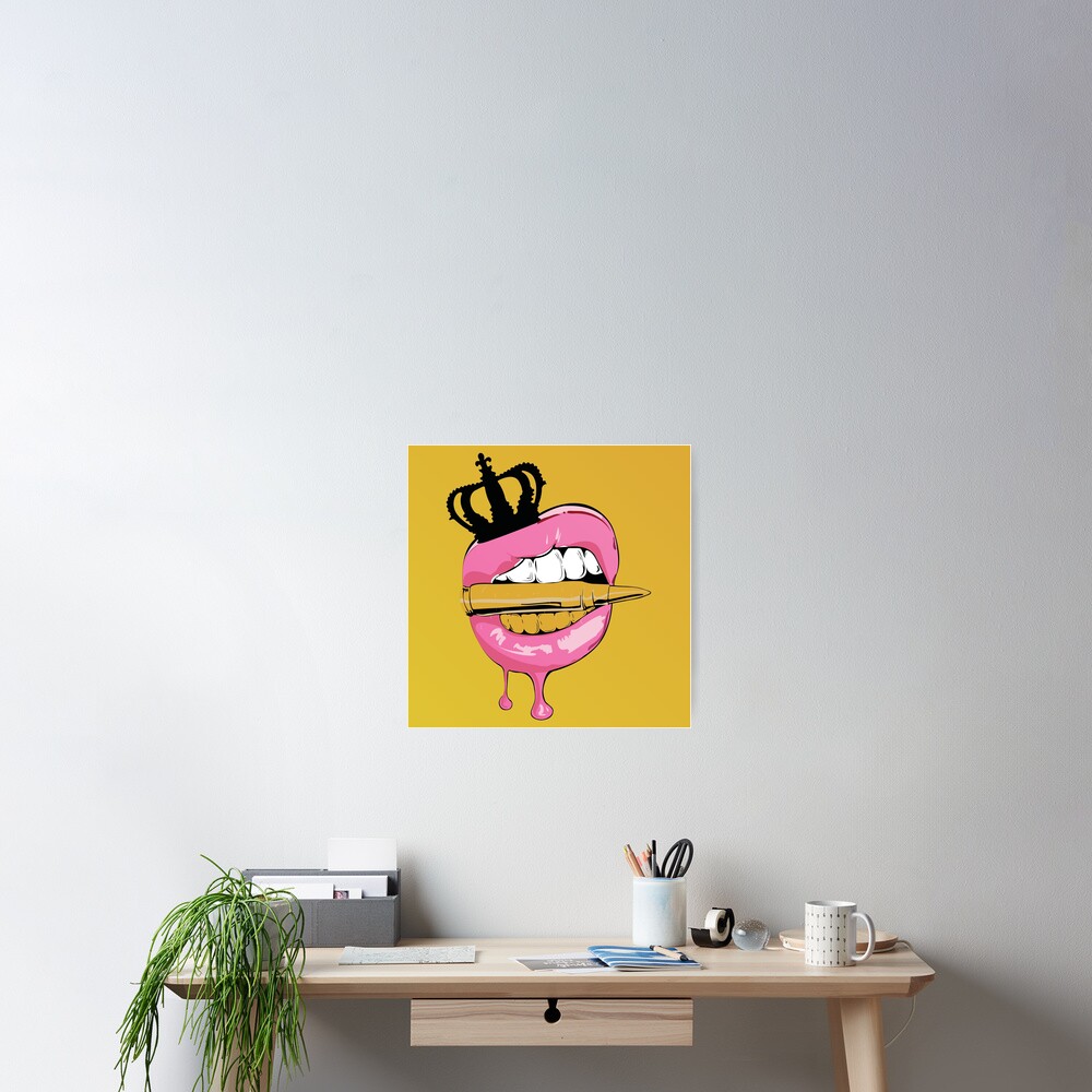 Gold Crown Bullet Poster