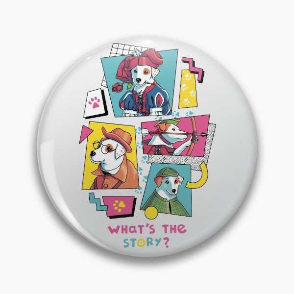Item preview, What's the Story, Wishbone? // Tv Show, 90s, Jack Russell designed and sold by Geekydog.
