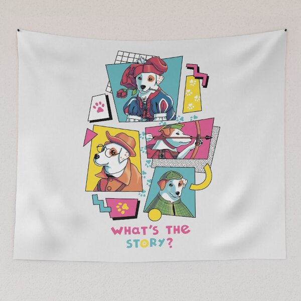 Item preview, What's the Story, Wishbone? // Tv Show, 90s, Jack Russell designed and sold by Geekydog.