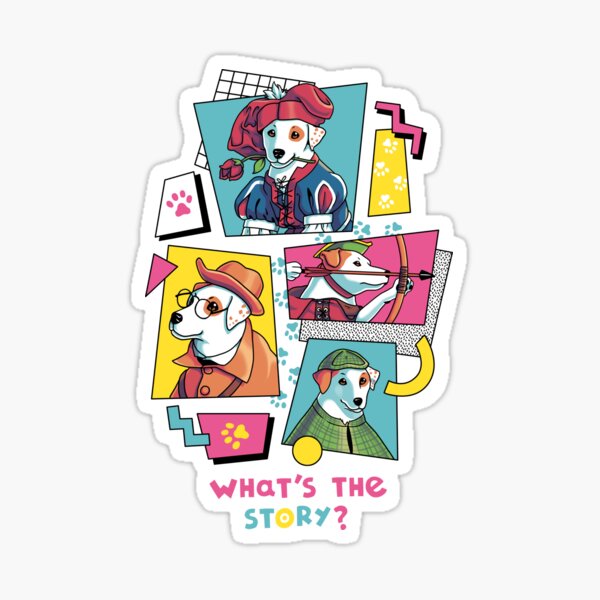 Item preview, What's the Story, Wishbone? // Tv Show, 90s, Jack Russell designed and sold by Geekydog.