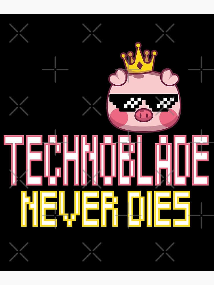 Disover Technoblade Never Dies Premium Matte Vertical Poster