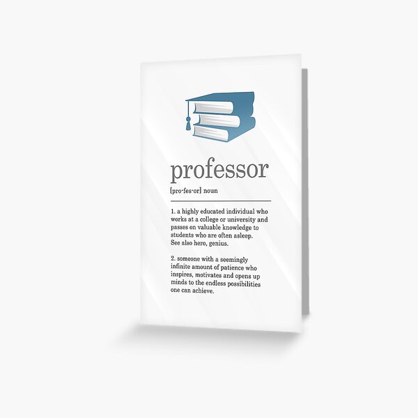 Item preview, Funny Professor Definition Career College Teacher Sign designed and sold by BrianSmith84.
