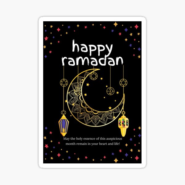 200 رمضان Wholesale Islamic Gifts☪☪ Happy Ramadan Kareem Eid Mubarak stickers 