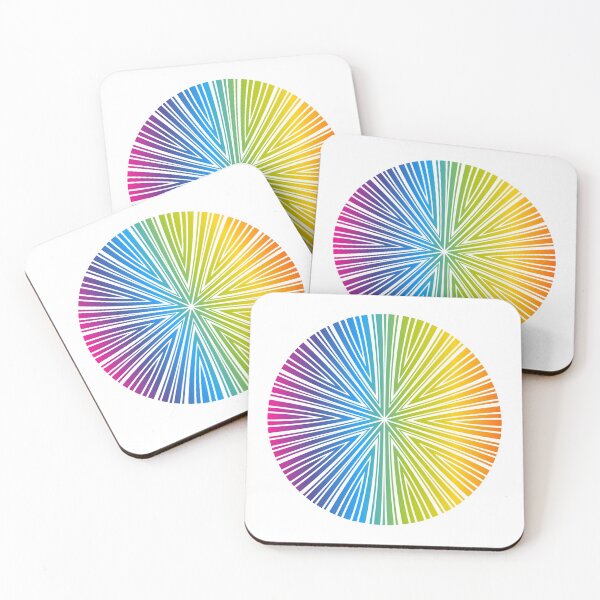 Item preview, Barcode Sunburst Circle (Full Spectrum) designed and sold by John Uttley.