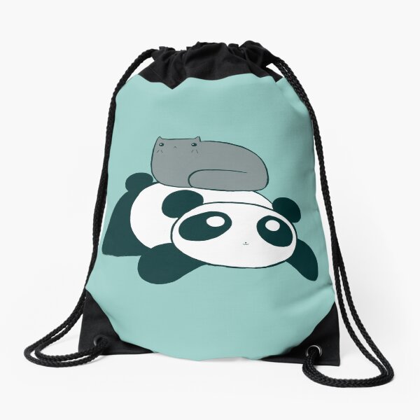 Aperçu de l'œuvre Panda et chat gris créée et vendue par SaradaBoru.