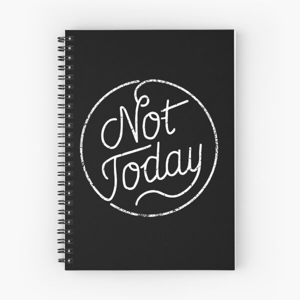 Item preview, Not today (white) designed and sold by chillstudio.