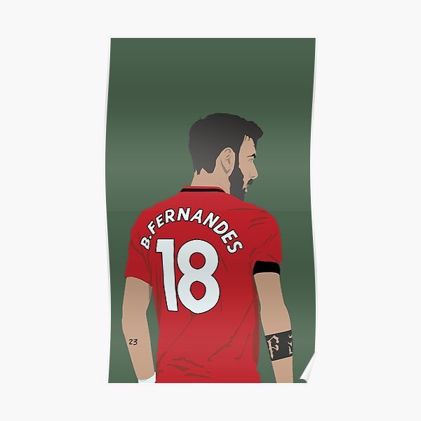 Bruno Fernandes MUFC Poster