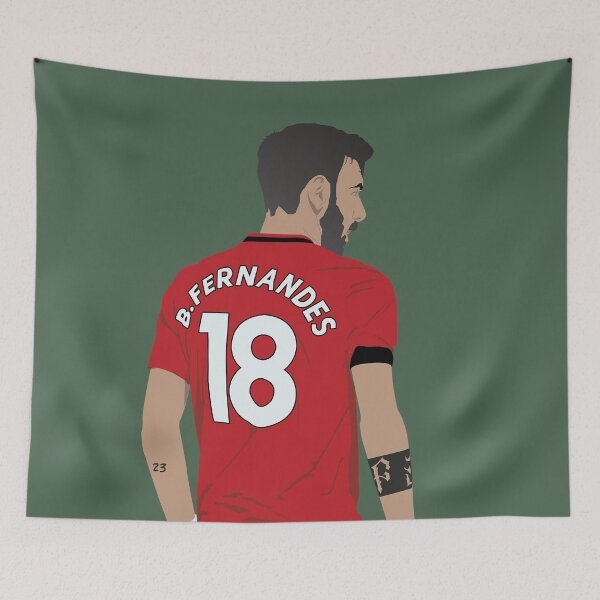 Item preview, Bruno Fernandes MUFC designed and sold by Hevding.