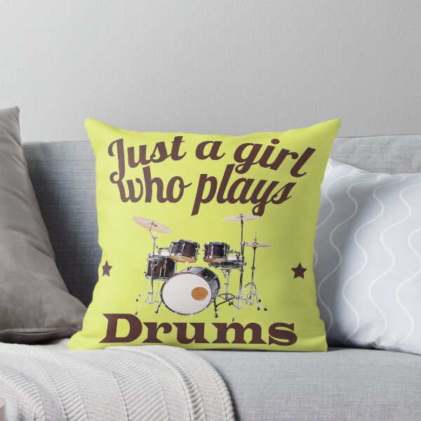 Item preview, Just A Girl Who Plays Drums designed and sold by TeeFunnys.