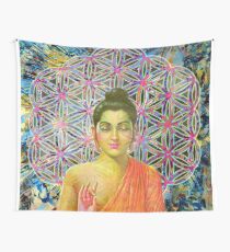 Sacred Geometry Buddha Wall Tapestry