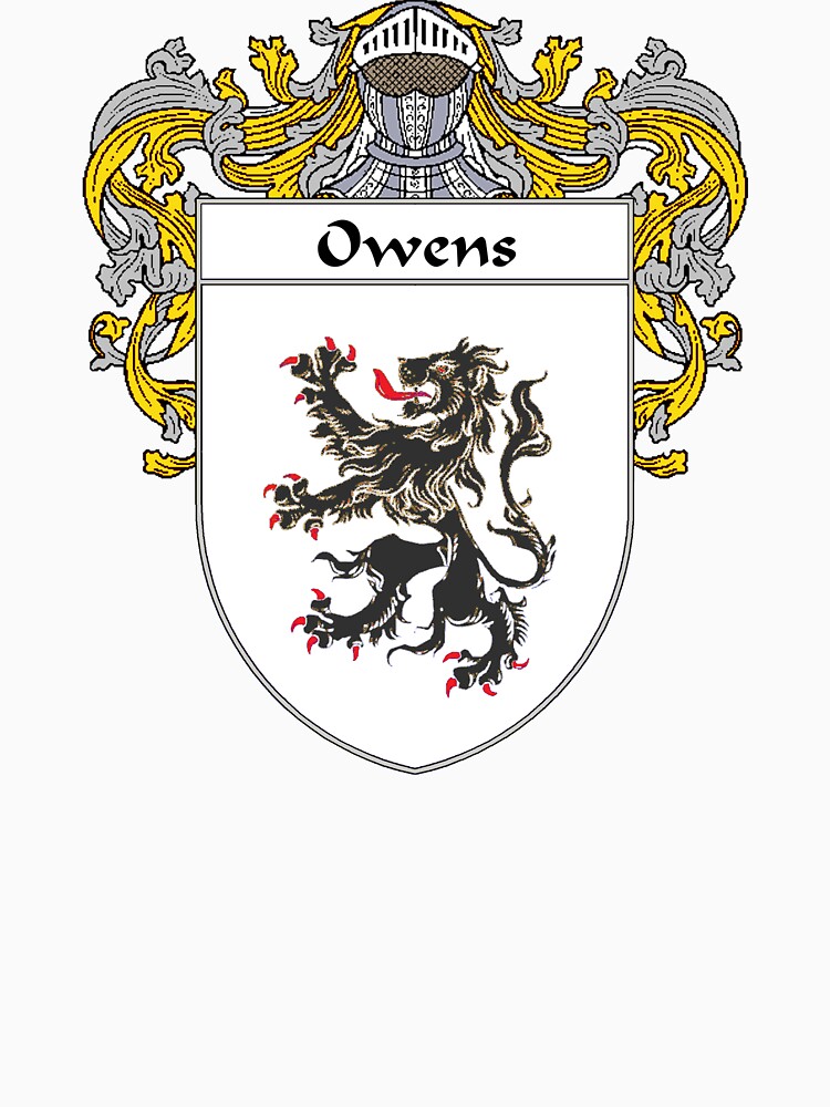 "Owens Coat of Arms / Owens Family Crest" Tshirt for Sale by IrishArms