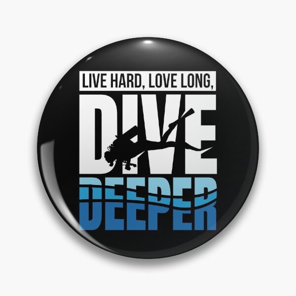 Item preview, Live Hard Love Long Dive Deeper Diver designed and sold by MooonTees.