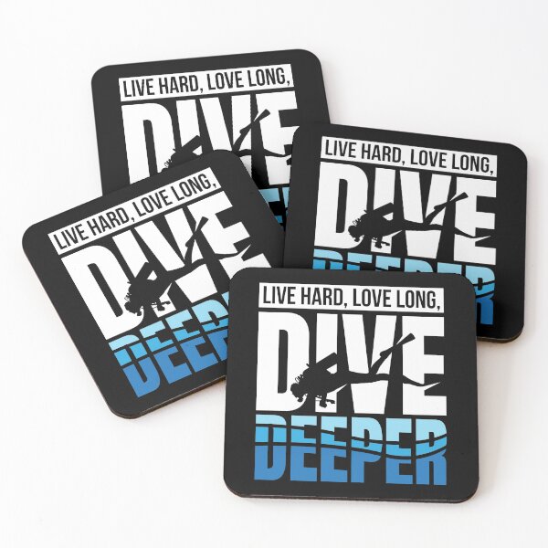 Item preview, Live Hard Love Long Dive Deeper Diver designed and sold by MooonTees.