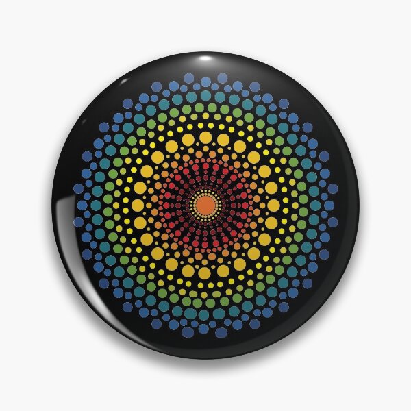Item preview, Mandala Dotted Rainbow Pattern designed and sold by Hixon House.