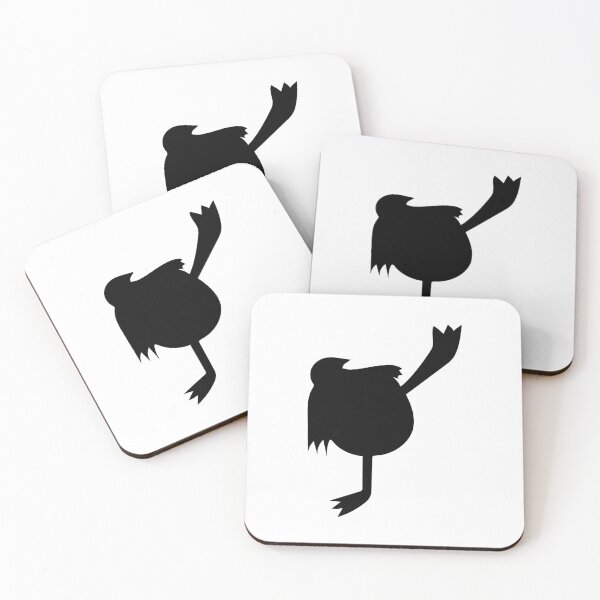 Item preview, Silueta de pollito de patada alta designed and sold by Skelbunny.