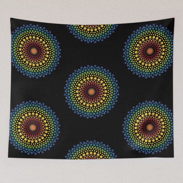 Item preview, Mandala Dotted Rainbow Pattern designed and sold by Hixon House.