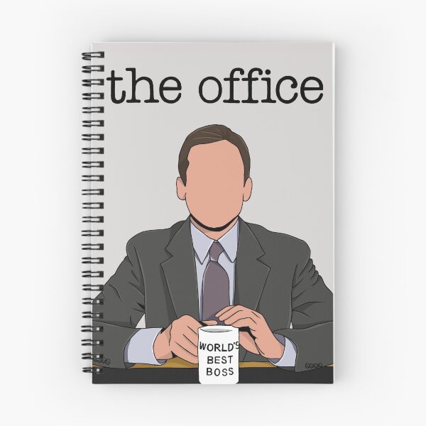 Item preview, Michael Scott The Office Cartoon Digital Art With Font 2 designed and sold by V3N4BL3.