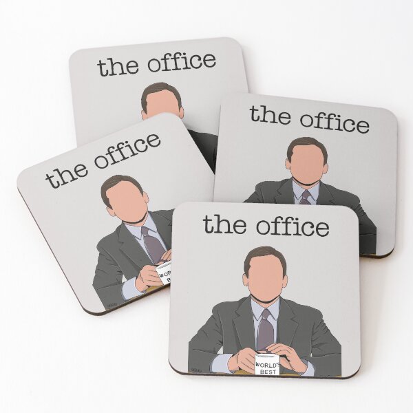 Item preview, Michael Scott The Office Cartoon Digital Art With Font 2 designed and sold by V3N4BL3.