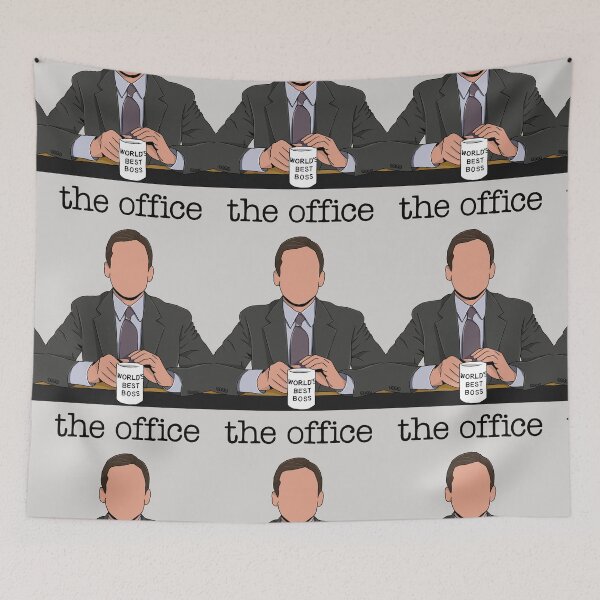 Item preview, Michael Scott The Office Cartoon Digital Art With Font 2 designed and sold by V3N4BL3.