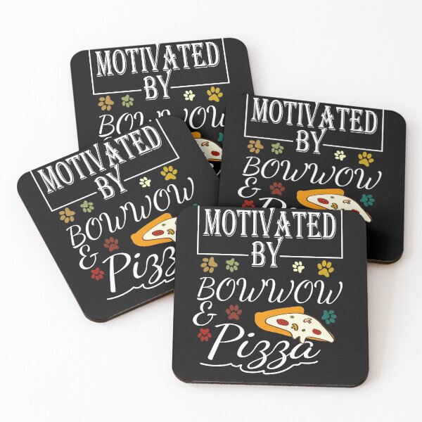 Item preview,  Motivated by Bowwow and Pizza, Funny Puppy Pet, Birthday Gift To GirlFriend designed and sold by Rassitni.