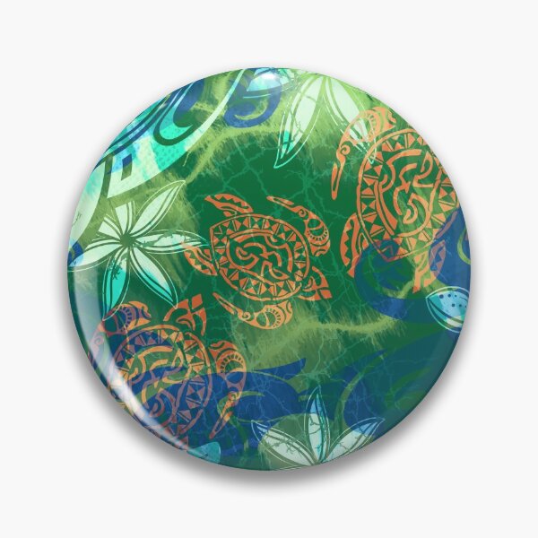 Item preview, Hawaiian Wild Tribal Watercolor Abstract Dye Splash designed and sold by sunnthreads.